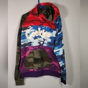 Cookies Battalion Multi Camo Fleece Mens Hoodie